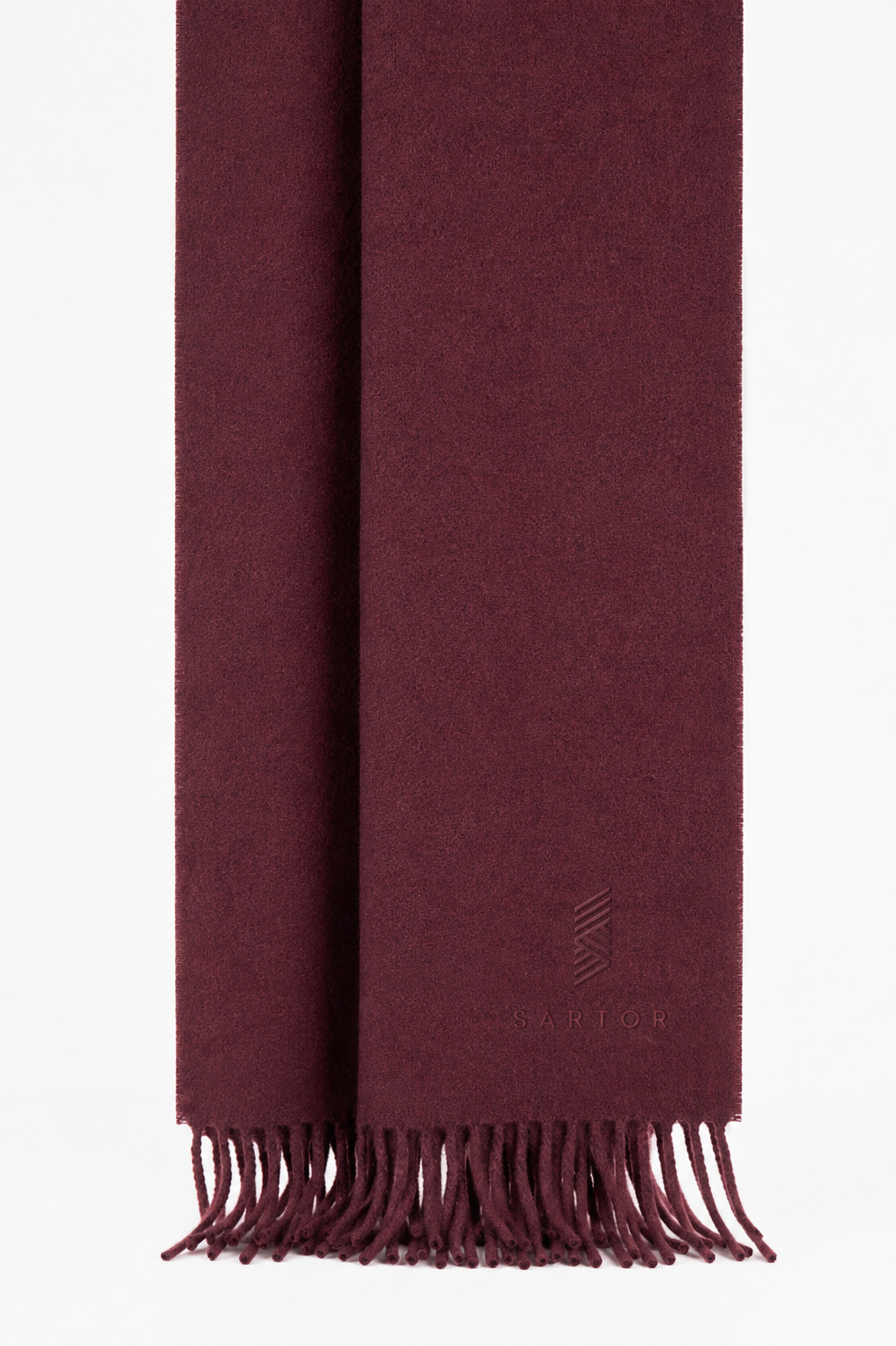 Tryphe Burgundy Scarf