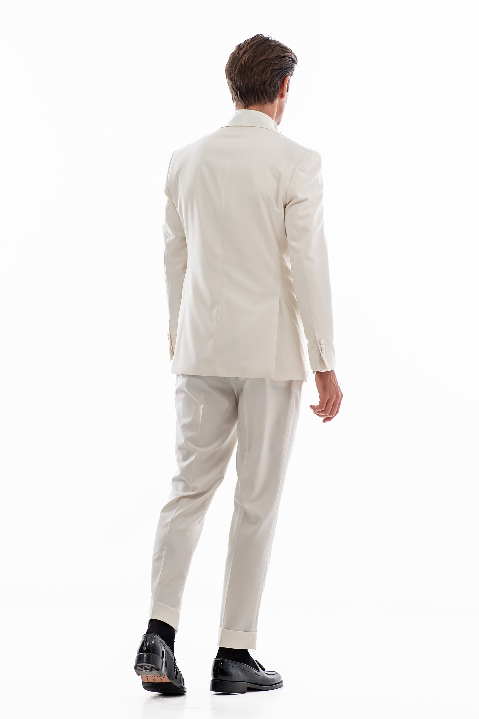 Off-White Tuxedo Suit