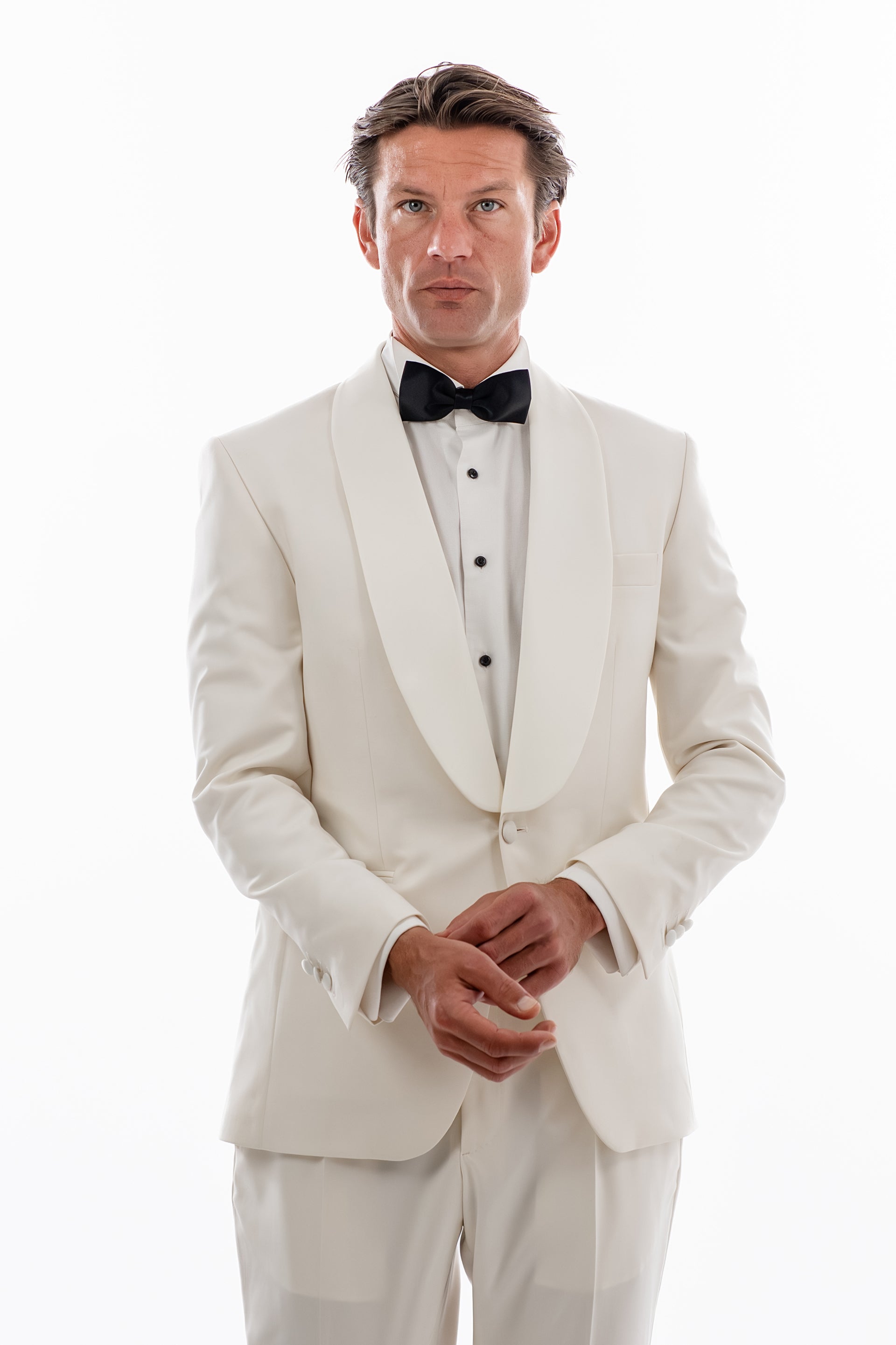 Off-White Tuxedo Suit