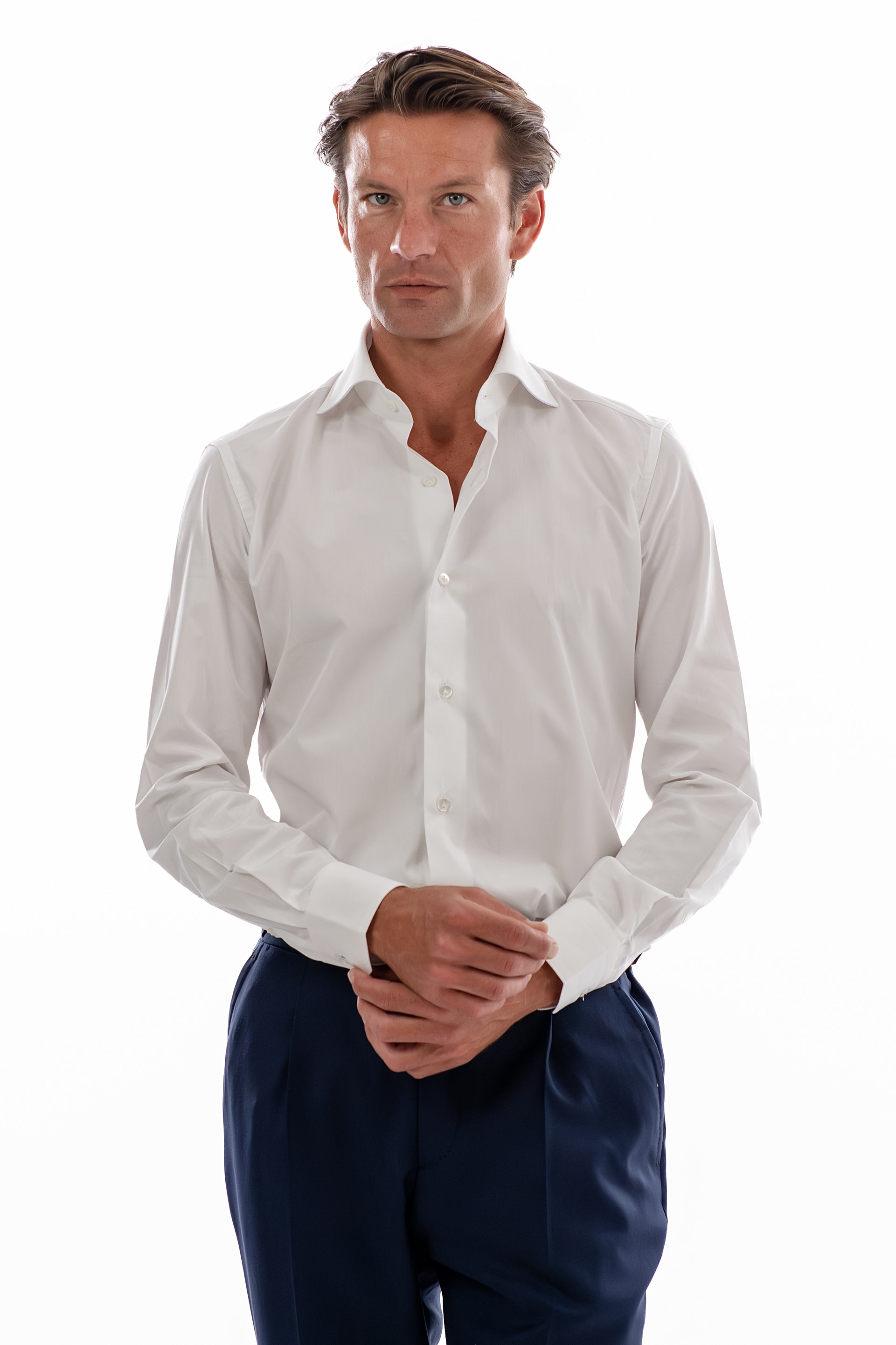 White poplin shirt