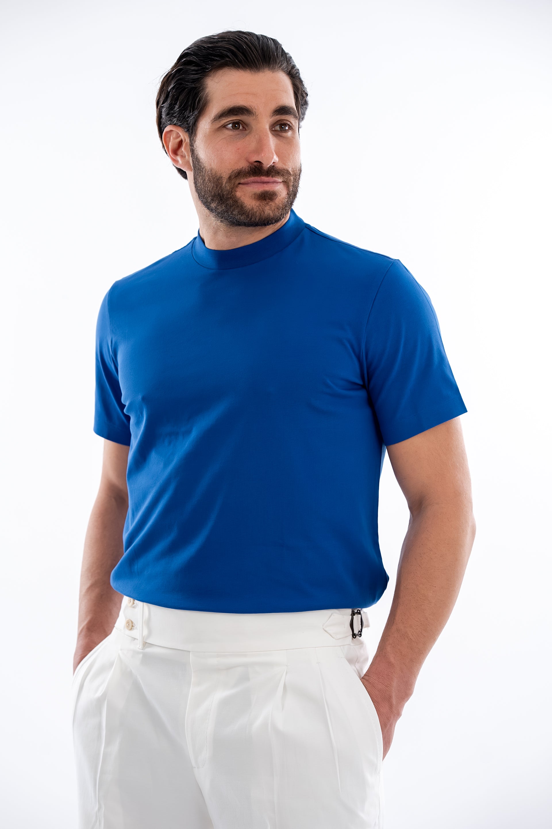Supima Cotton Electric Blue Tshirt