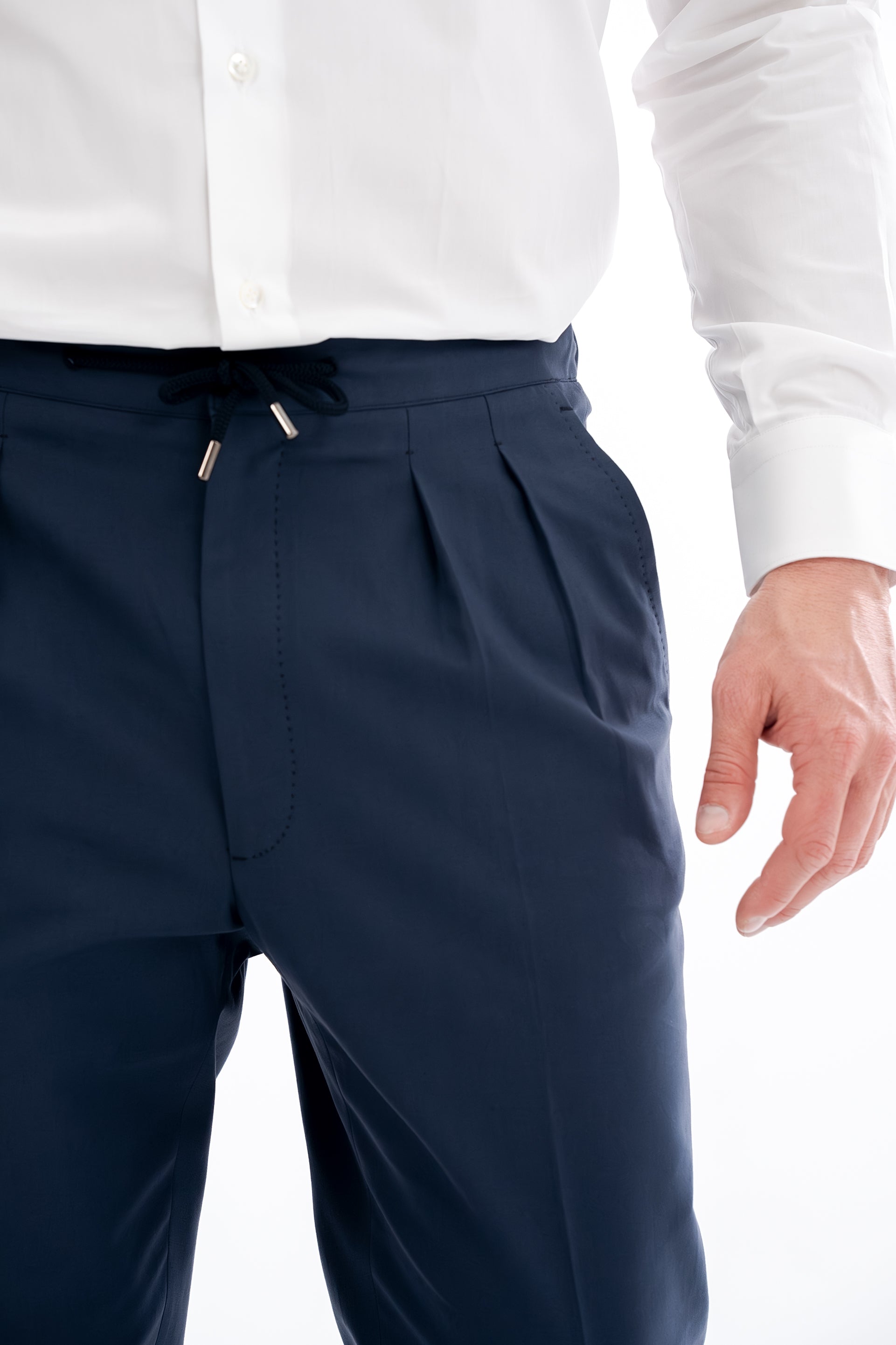 Loro Piana Blue Cotton Jogging Pants