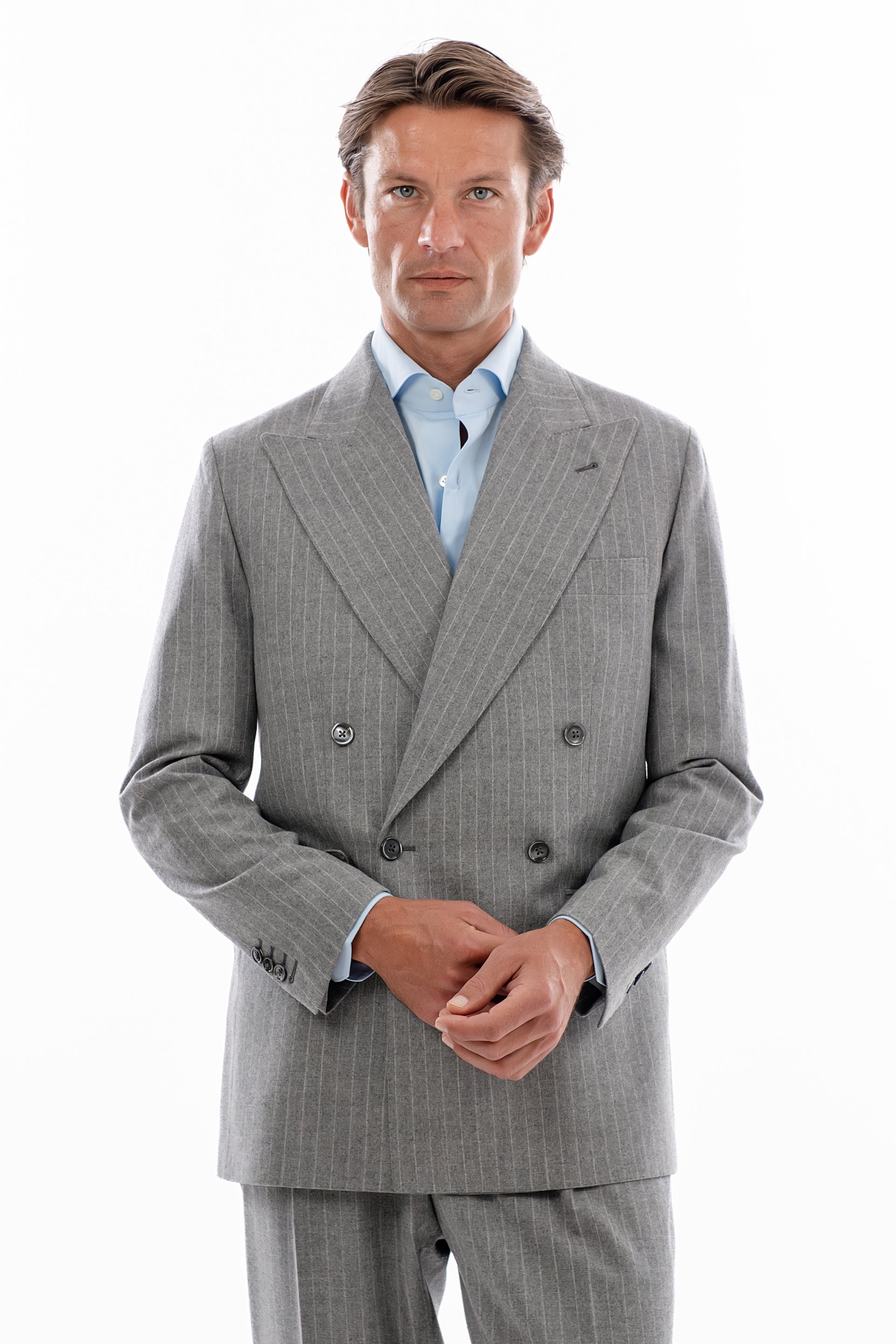 Grey Pinstripe Skyfall Suit