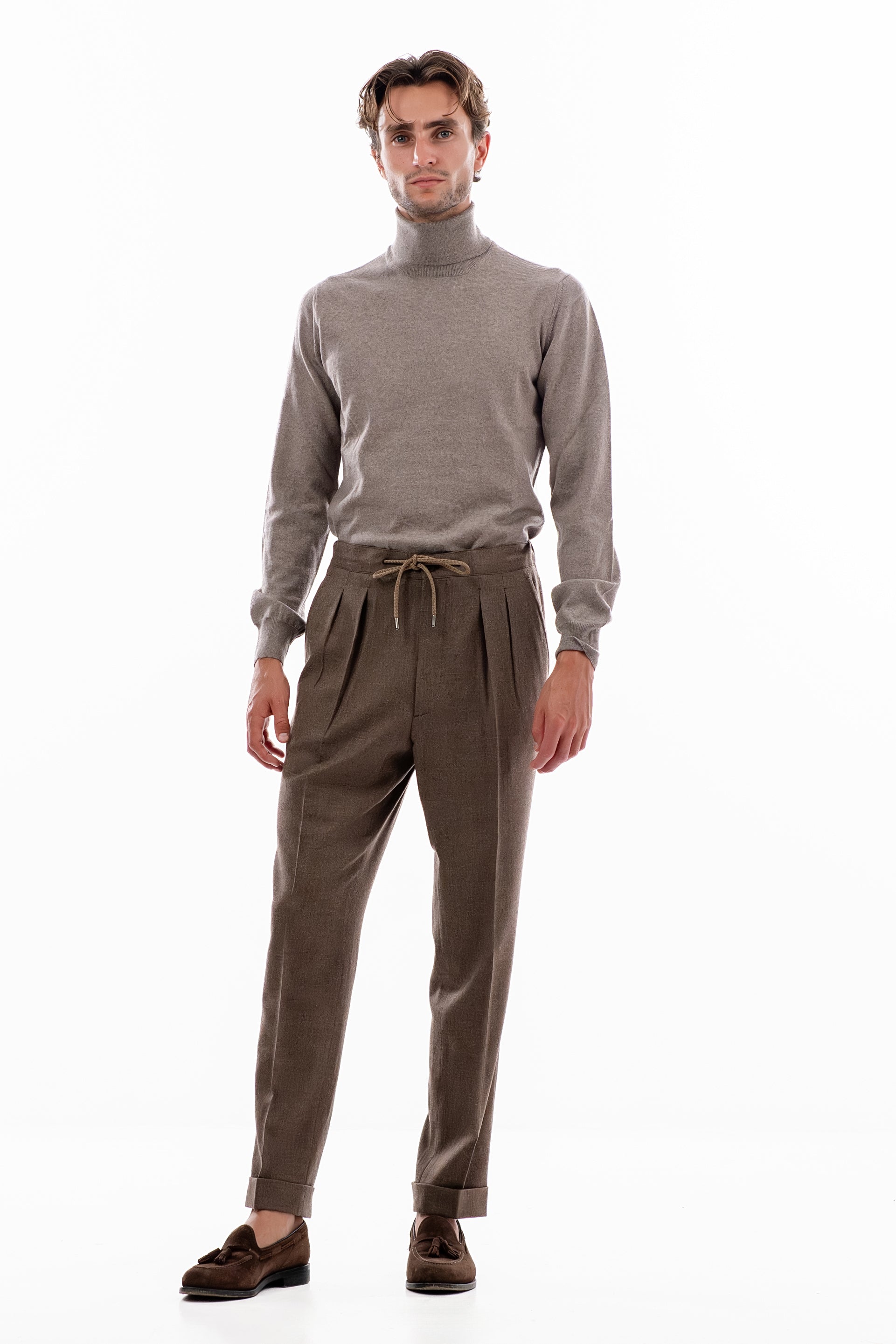 DolceVita Light Brown Turtleneck