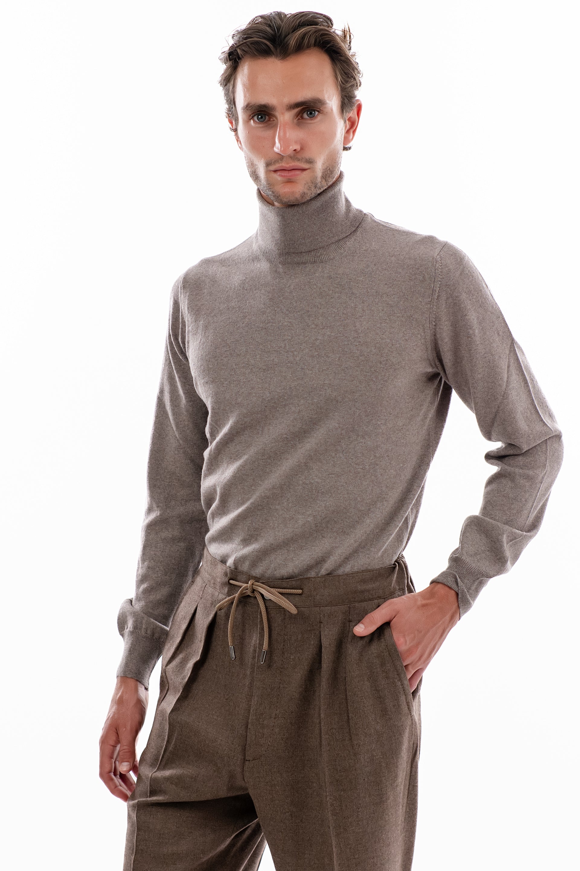 DolceVita Light Brown Turtleneck