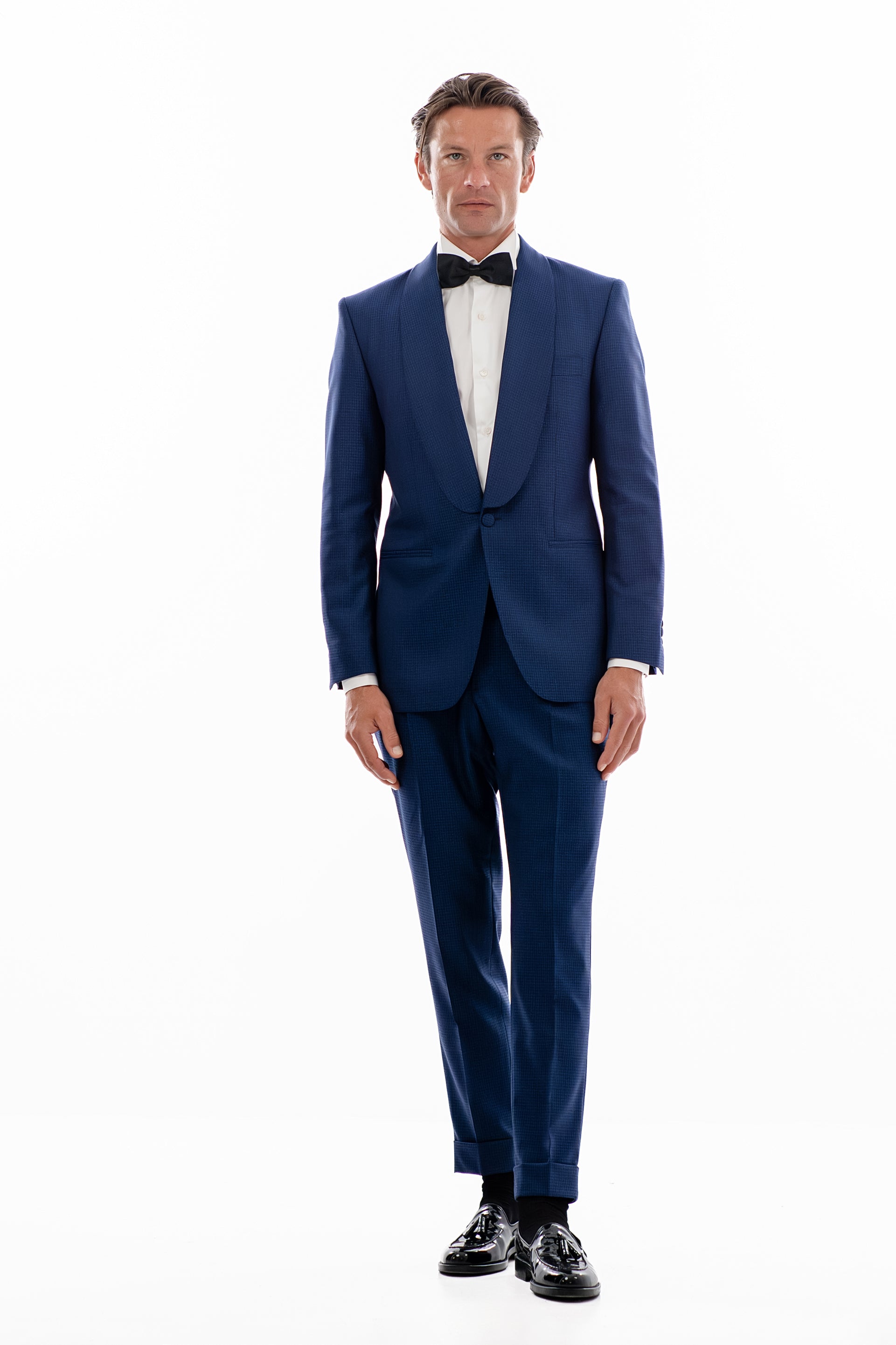 Dionisos Blue Tuxedo Jacket