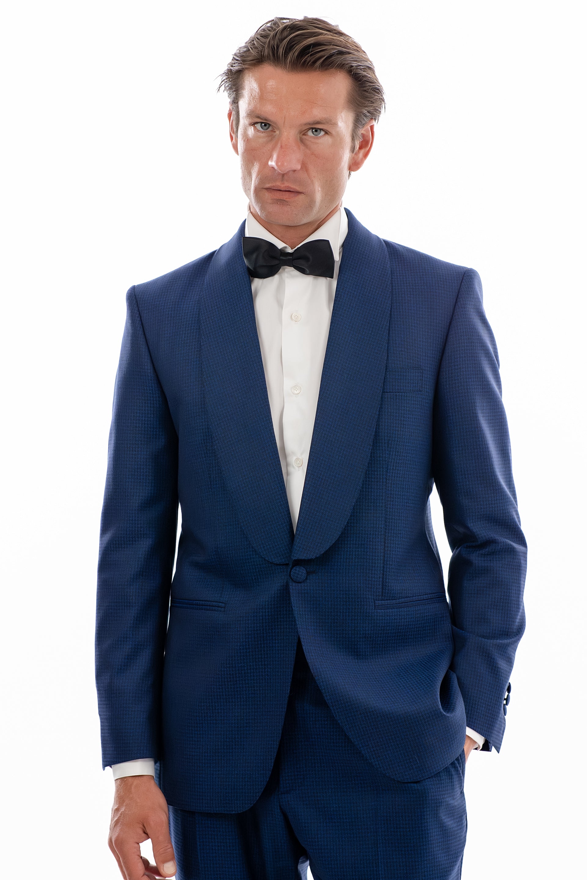 Dionisos Blue Tuxedo Jacket