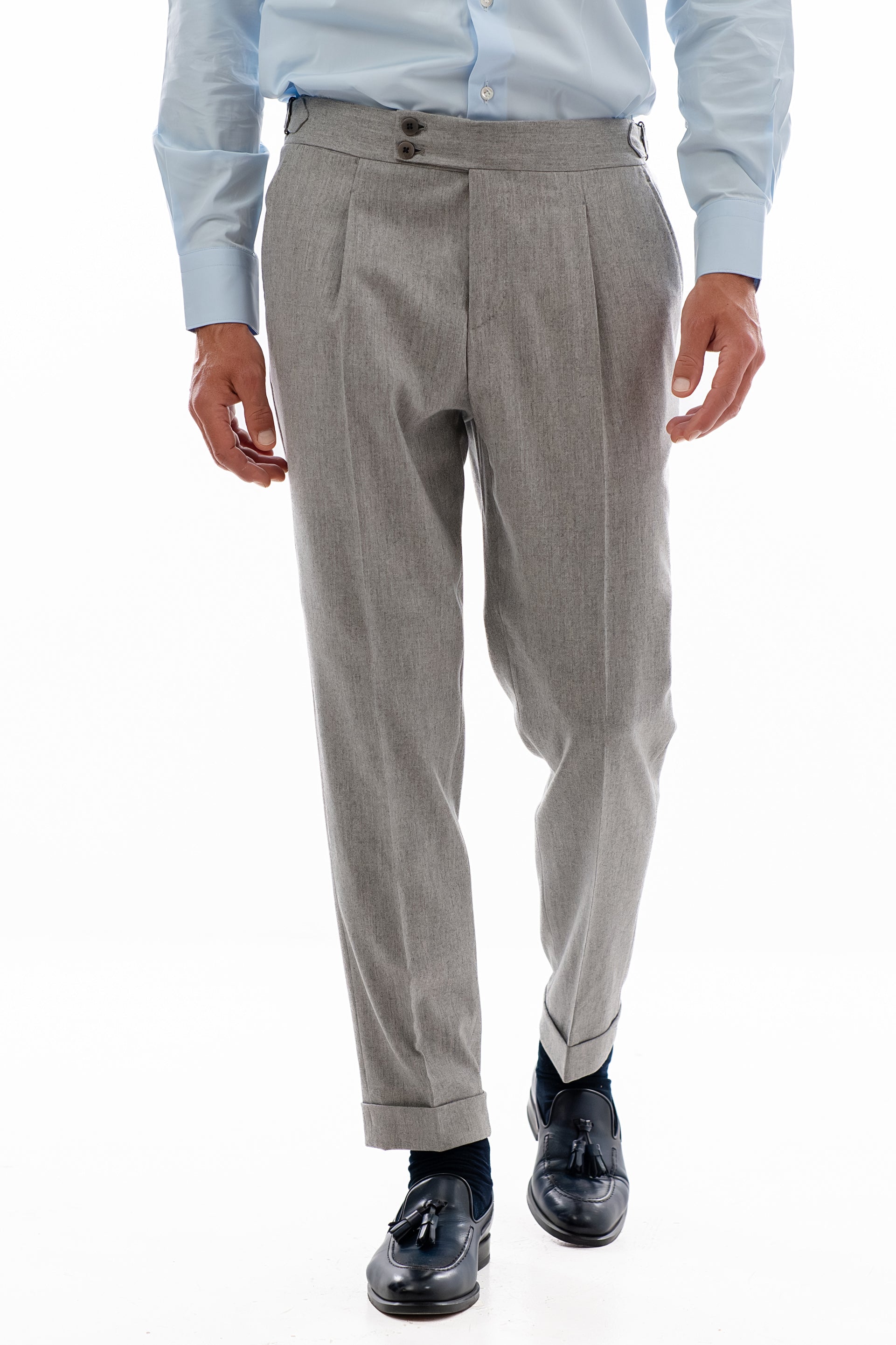 Athena Light Gray Trousers