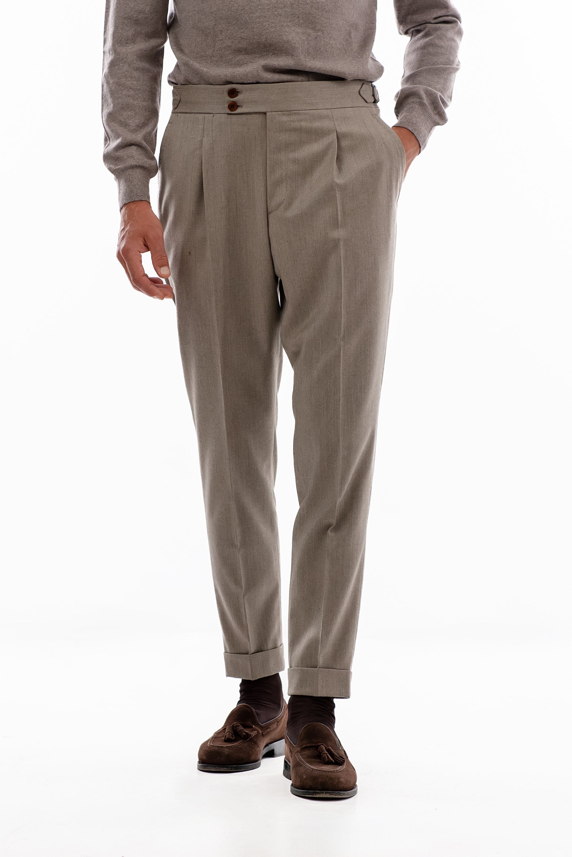 Athena Beige Trousers