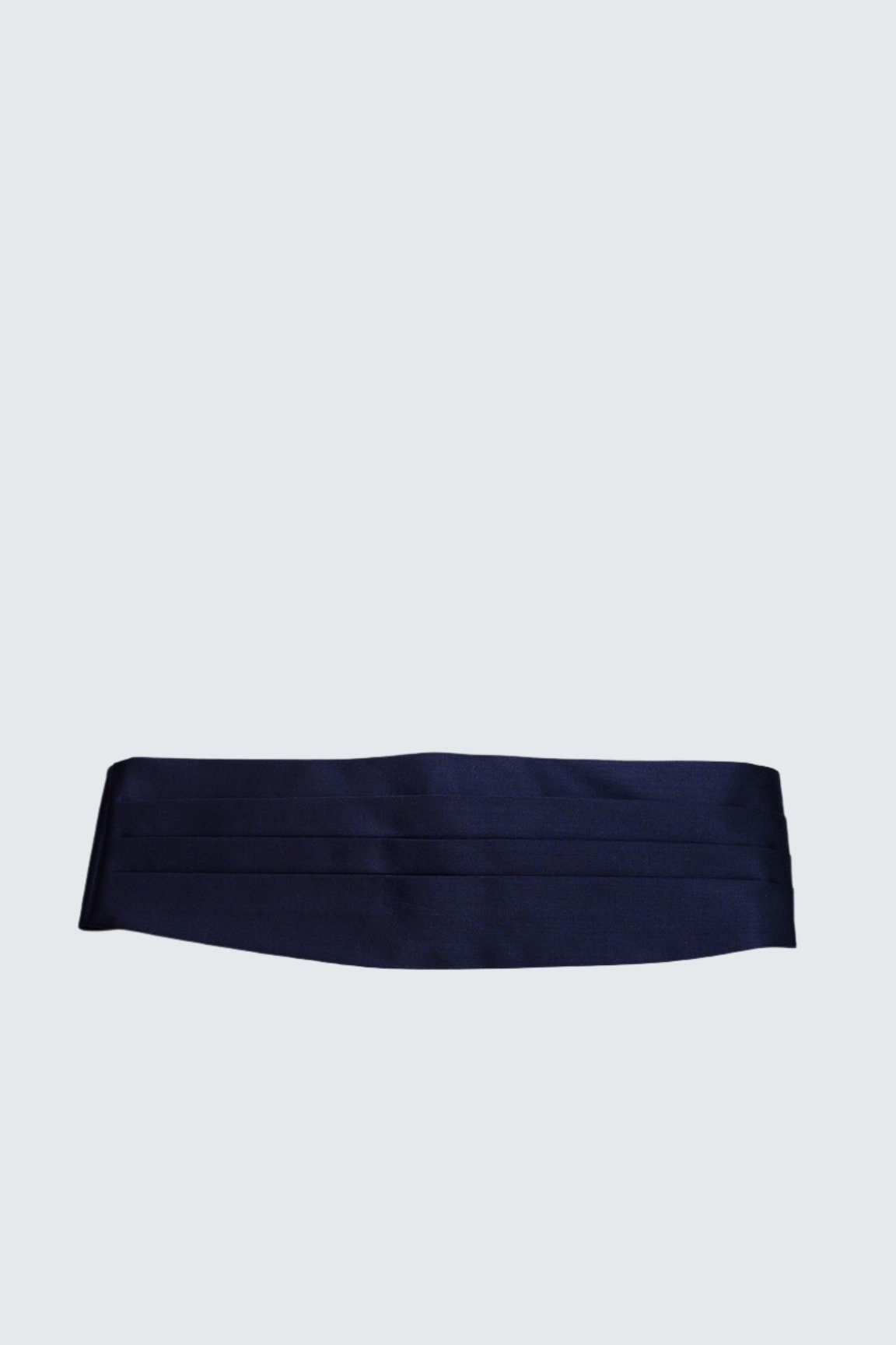 Dark blue silk cummerbund